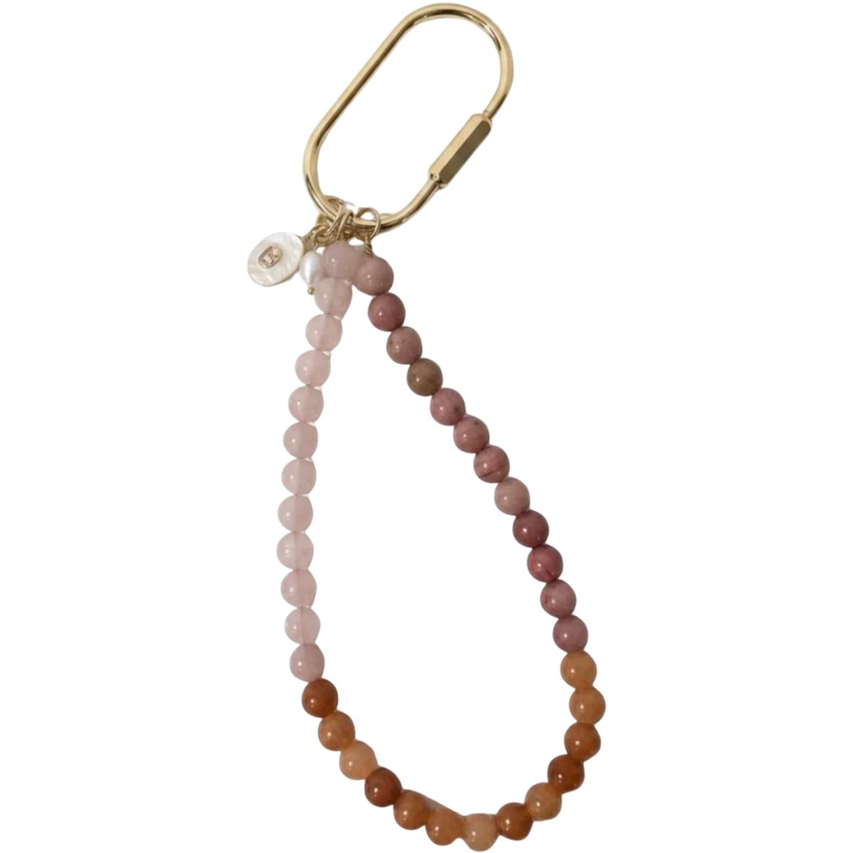 Gemstone Keyring - Rose