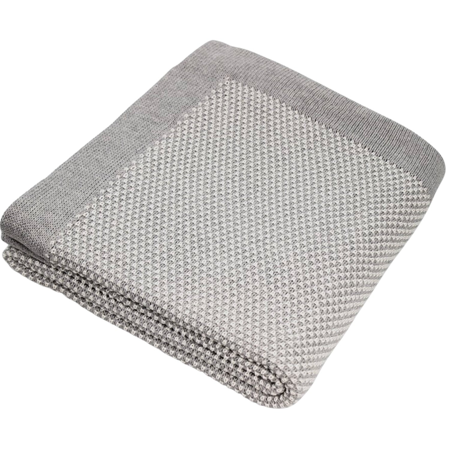 Pixie Waffle Knit Blanket - Grey