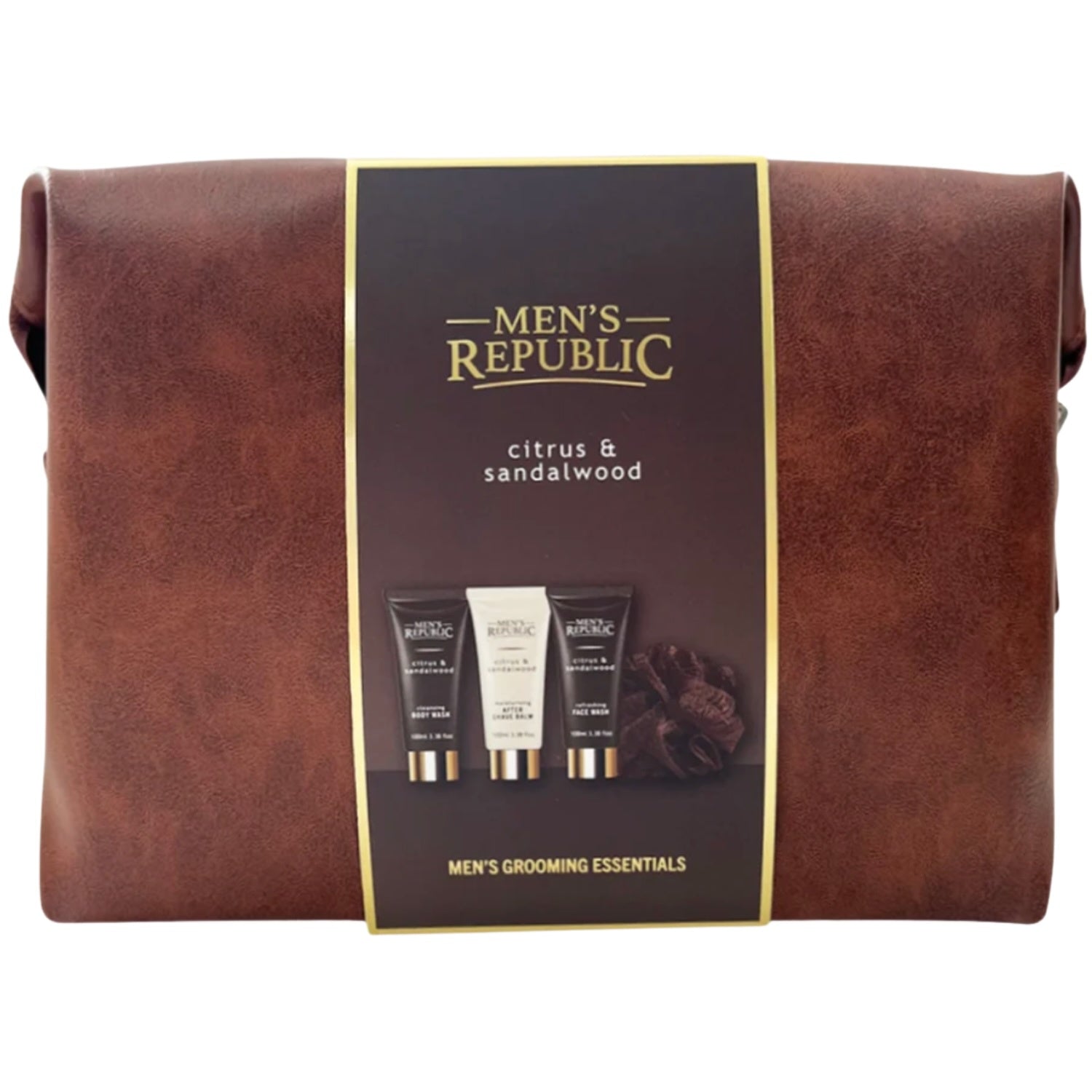Soft Toiletry Bag 4pc Grooming Set
