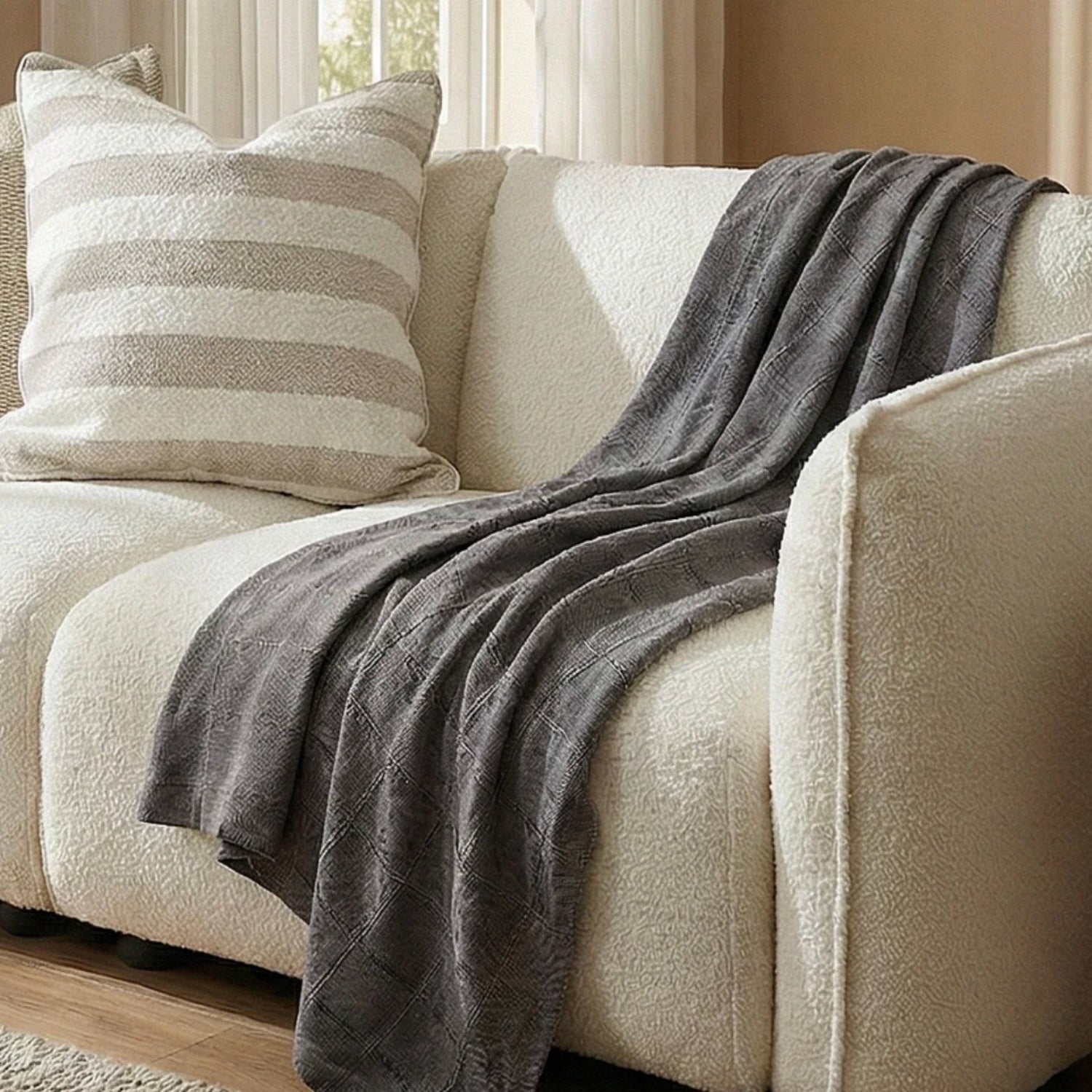 Daleyza Cushion 55cm - Cream White
