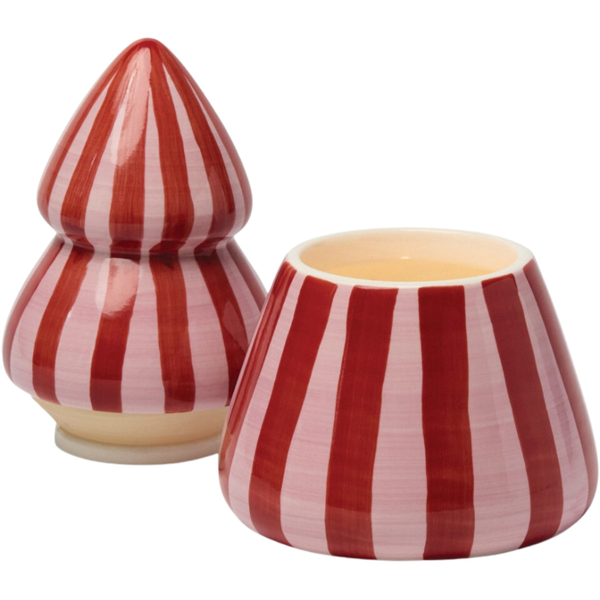 9oz Striped Tree - Pink Peppermint