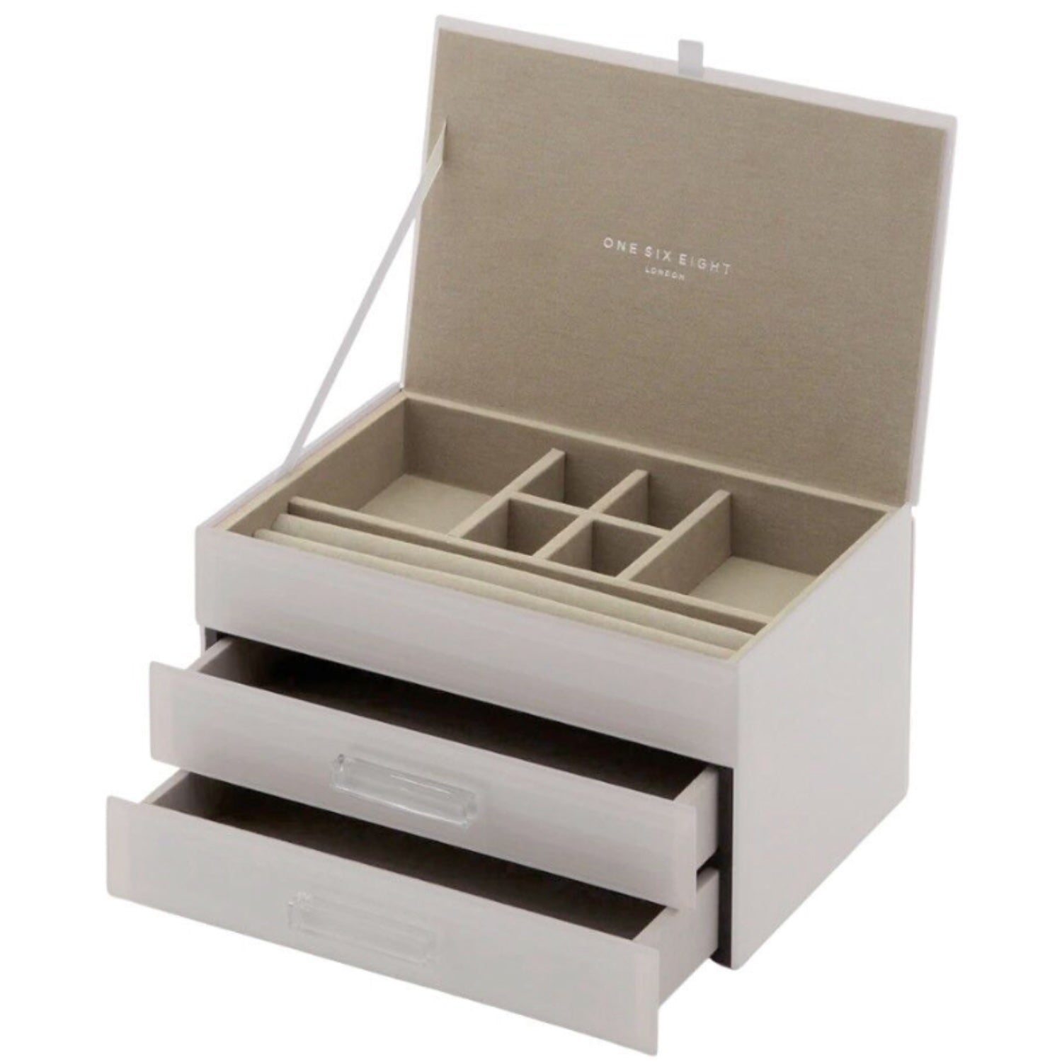 Gabriella Cloud Grey Jewellery Box (M)