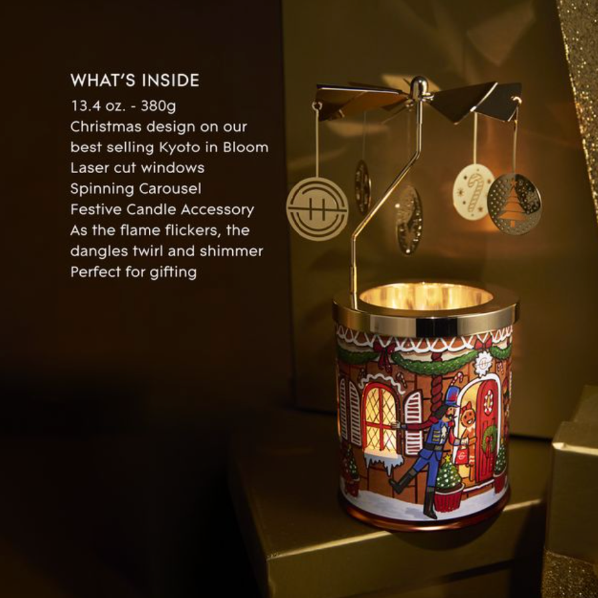 380g Candle Spinning Carousel - Kyoto In Bloom 26