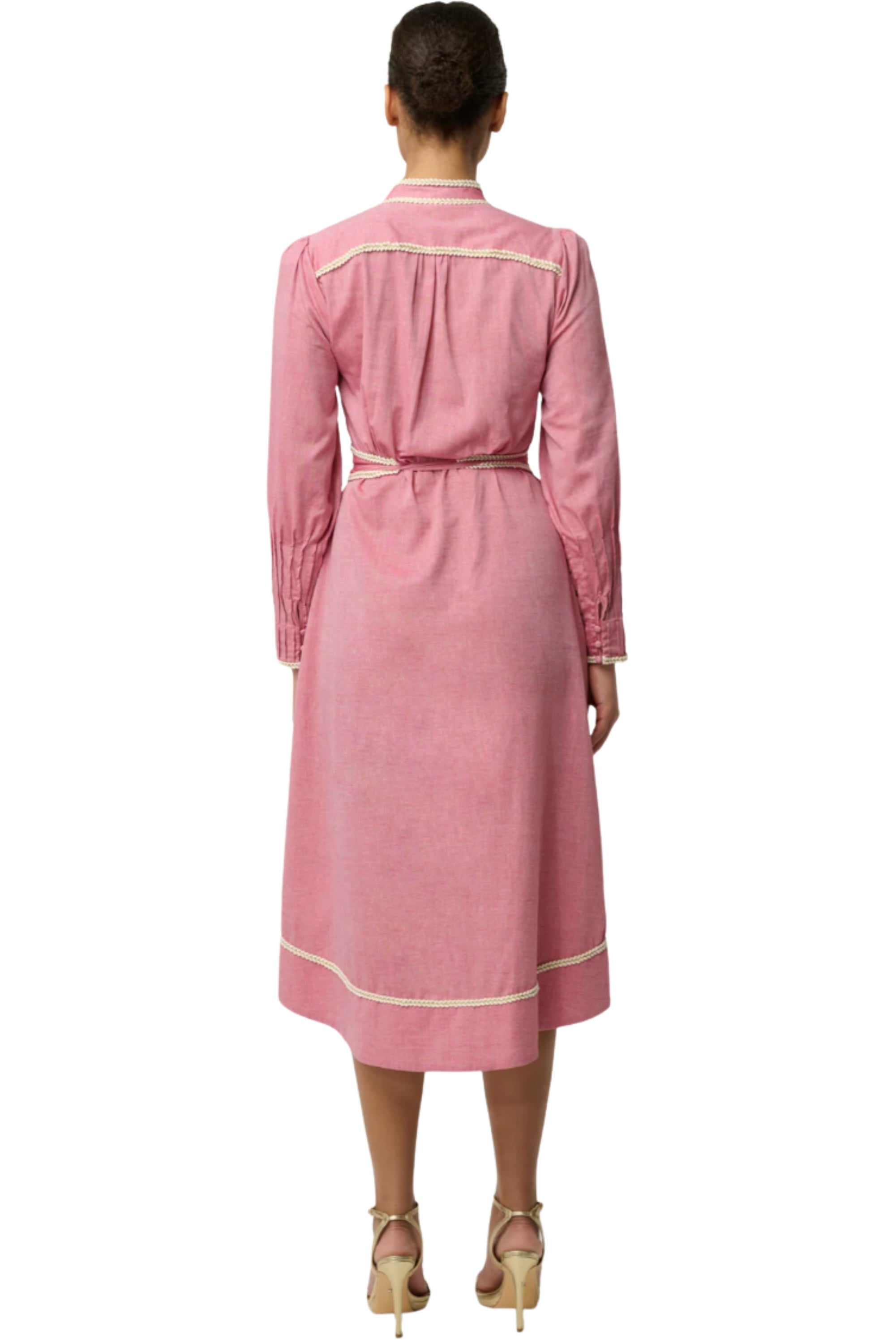 Isla Dress - Blush Chambray