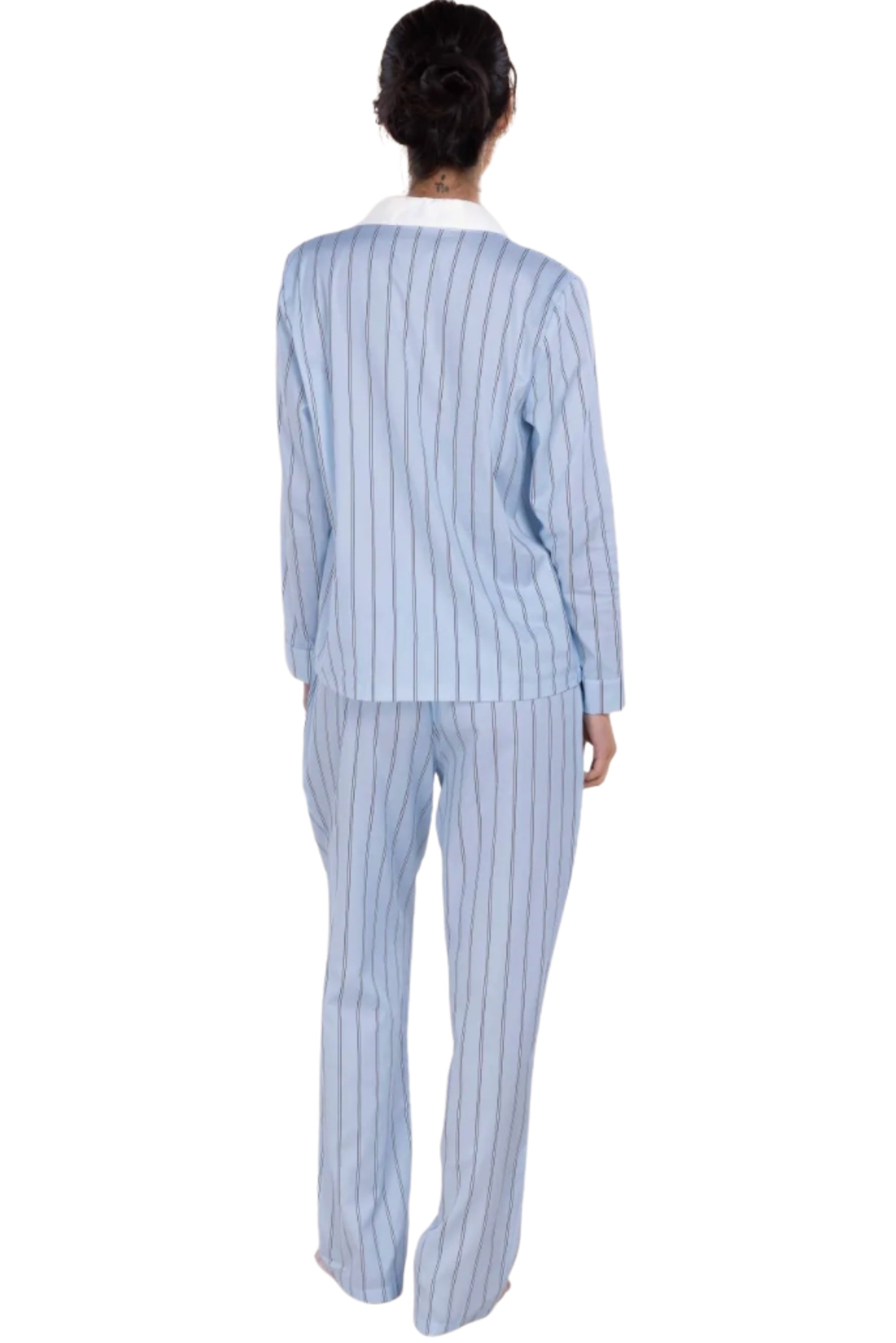 Belinda Long PJ Set - Blue Stripe