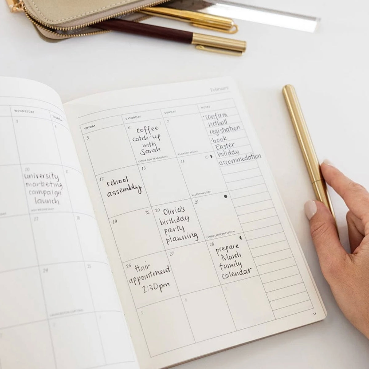2027 Weekly Planner - Willowmere