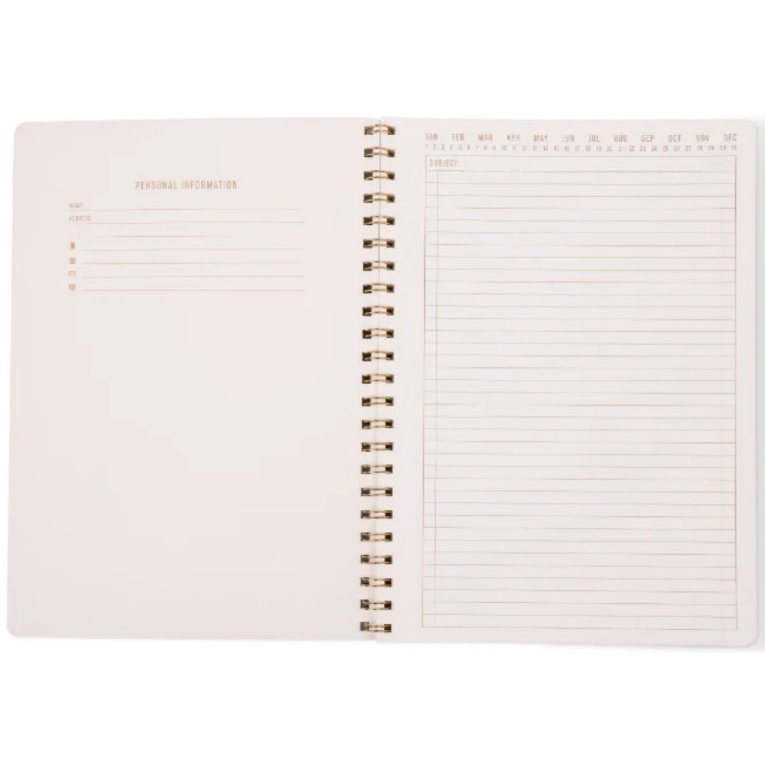 Twinwire Notebook - Green Vine