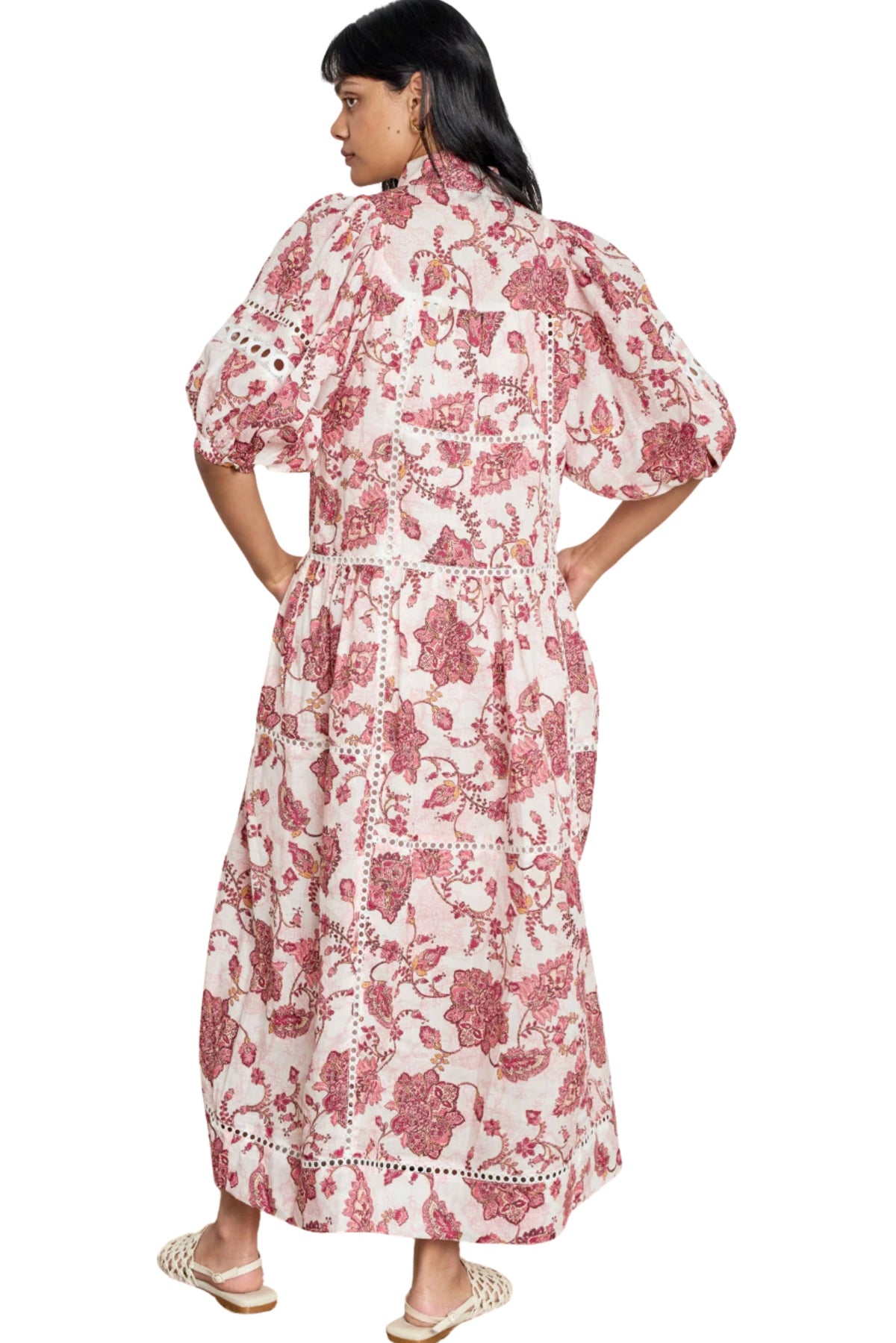 Flutter Dress - Rose Paisley