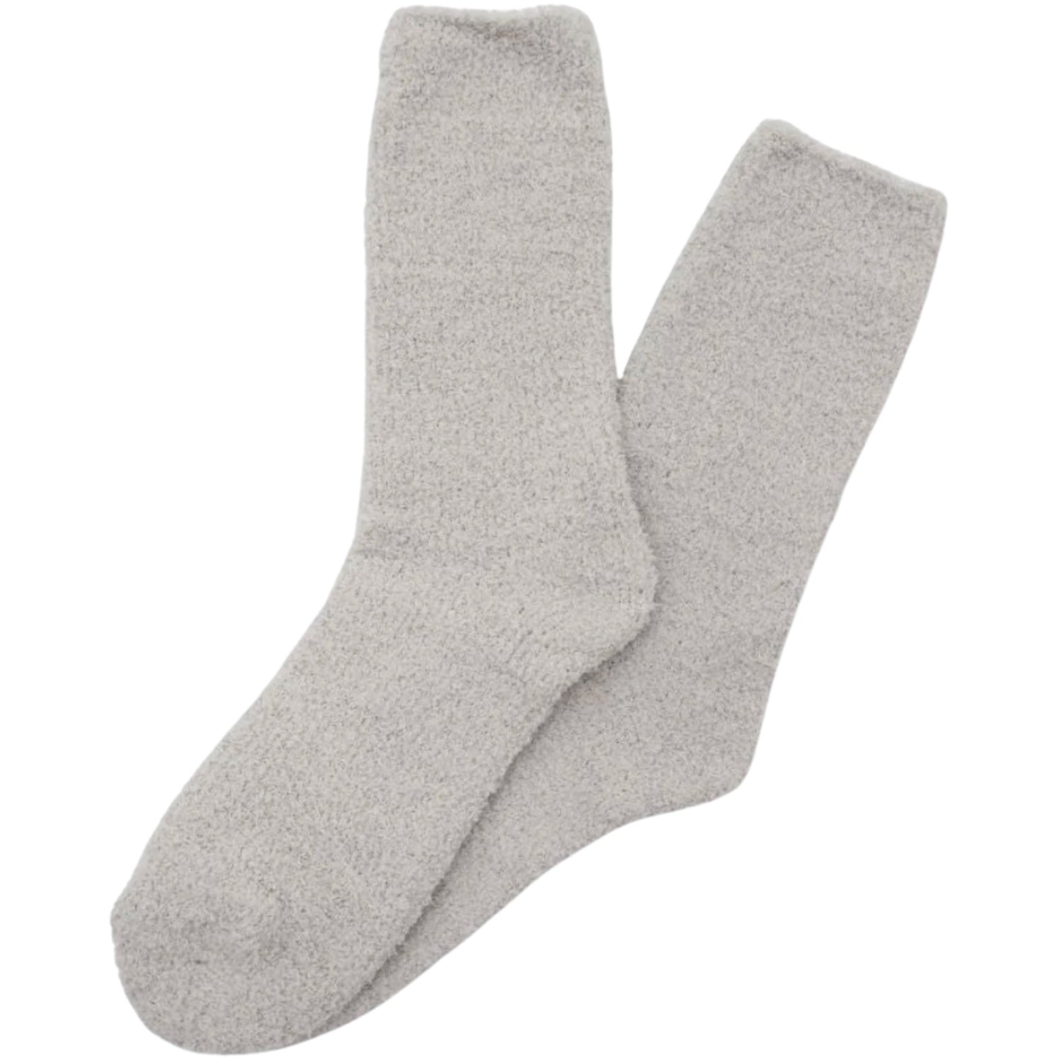 Plush Bed Socks - Grey