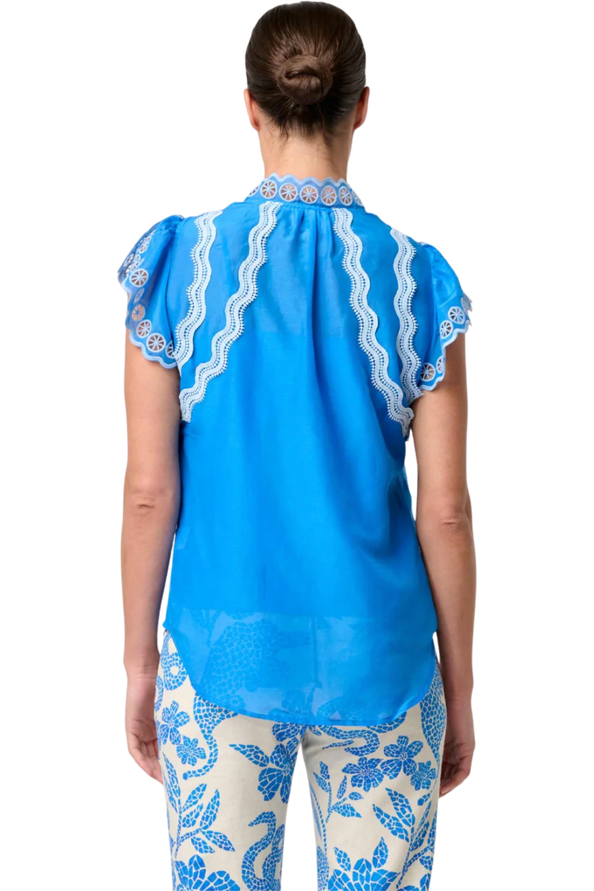 Thalassa Top - Blue Topaz