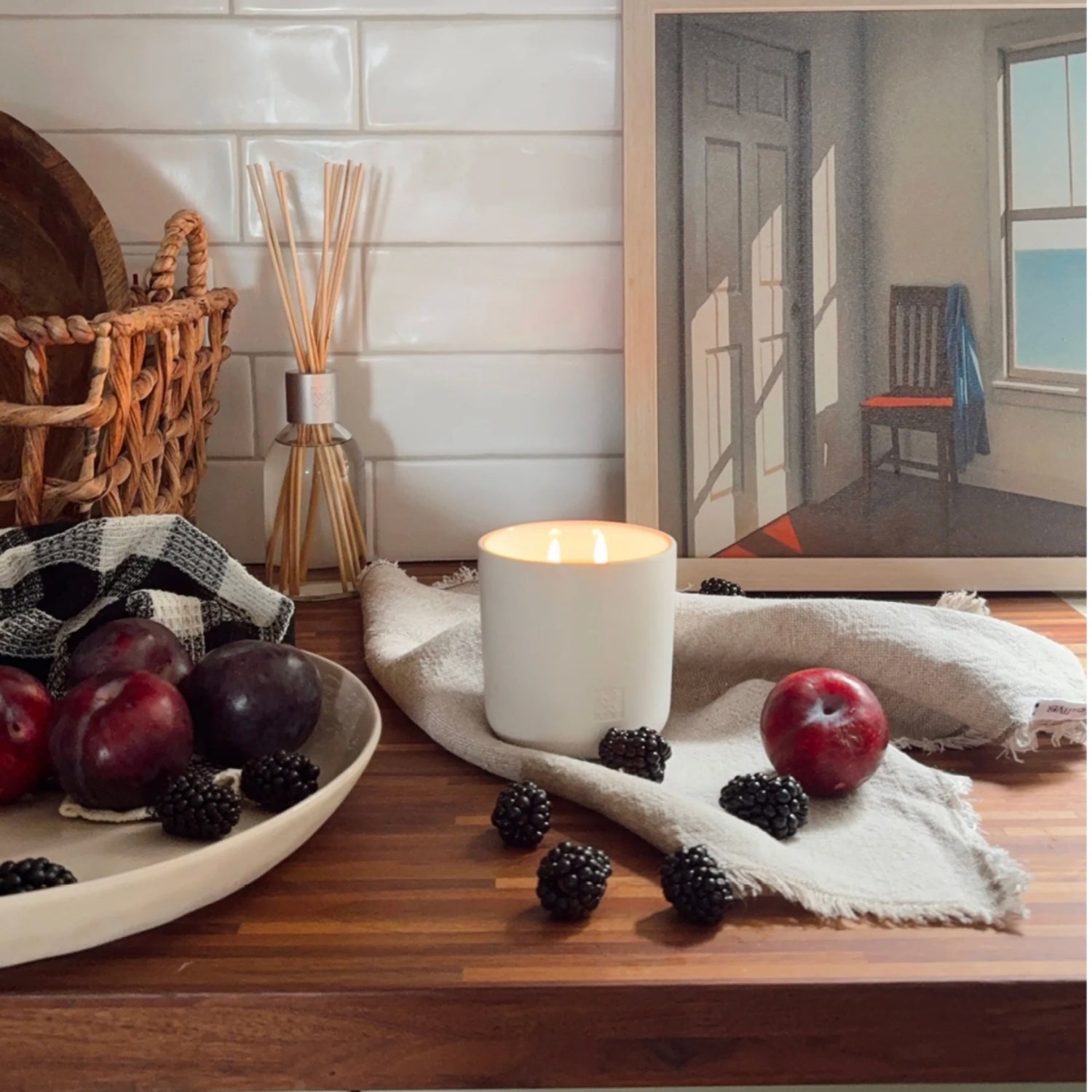 300g Candle - Blackberry & Plum