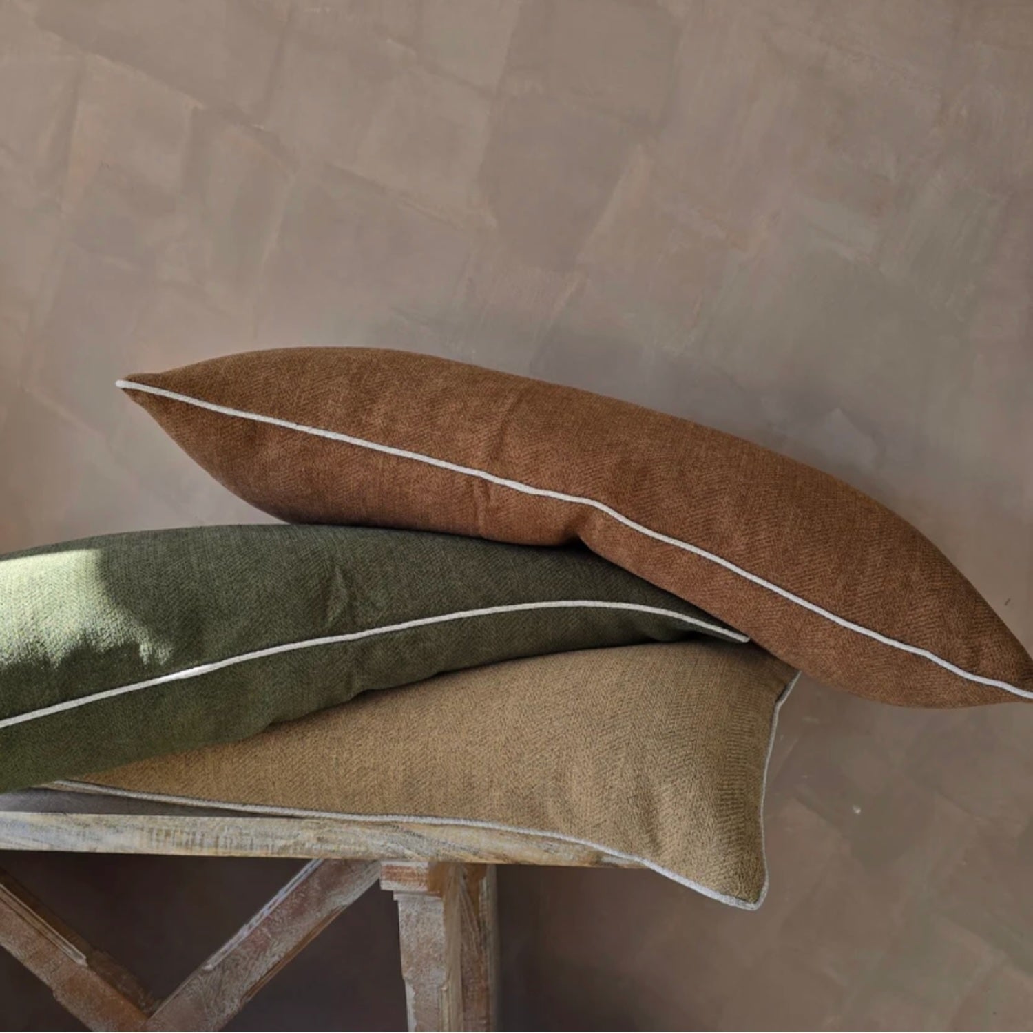 Hailey 55cm Cushion - Terracotta
