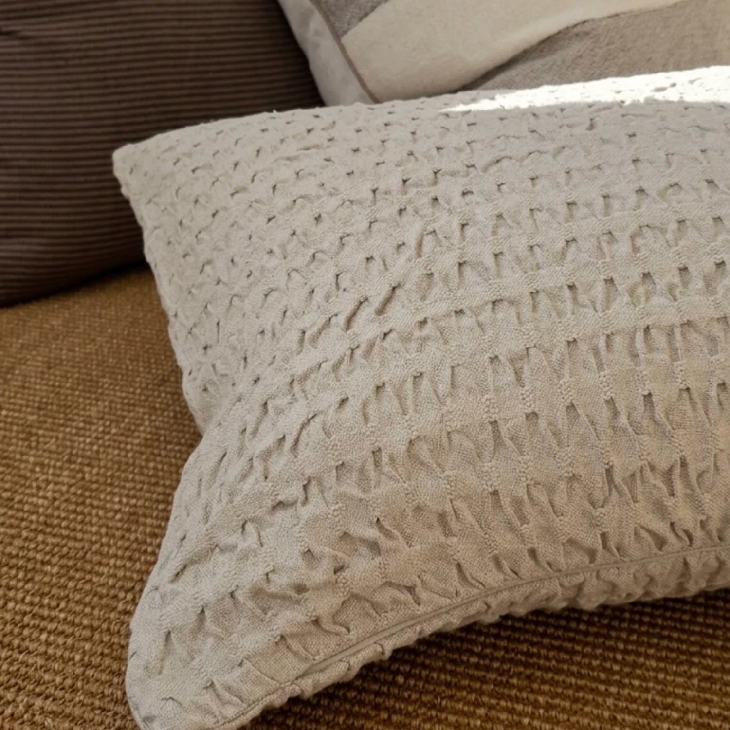 Maeve 40x60cm Cushion - Nat Oatmeal