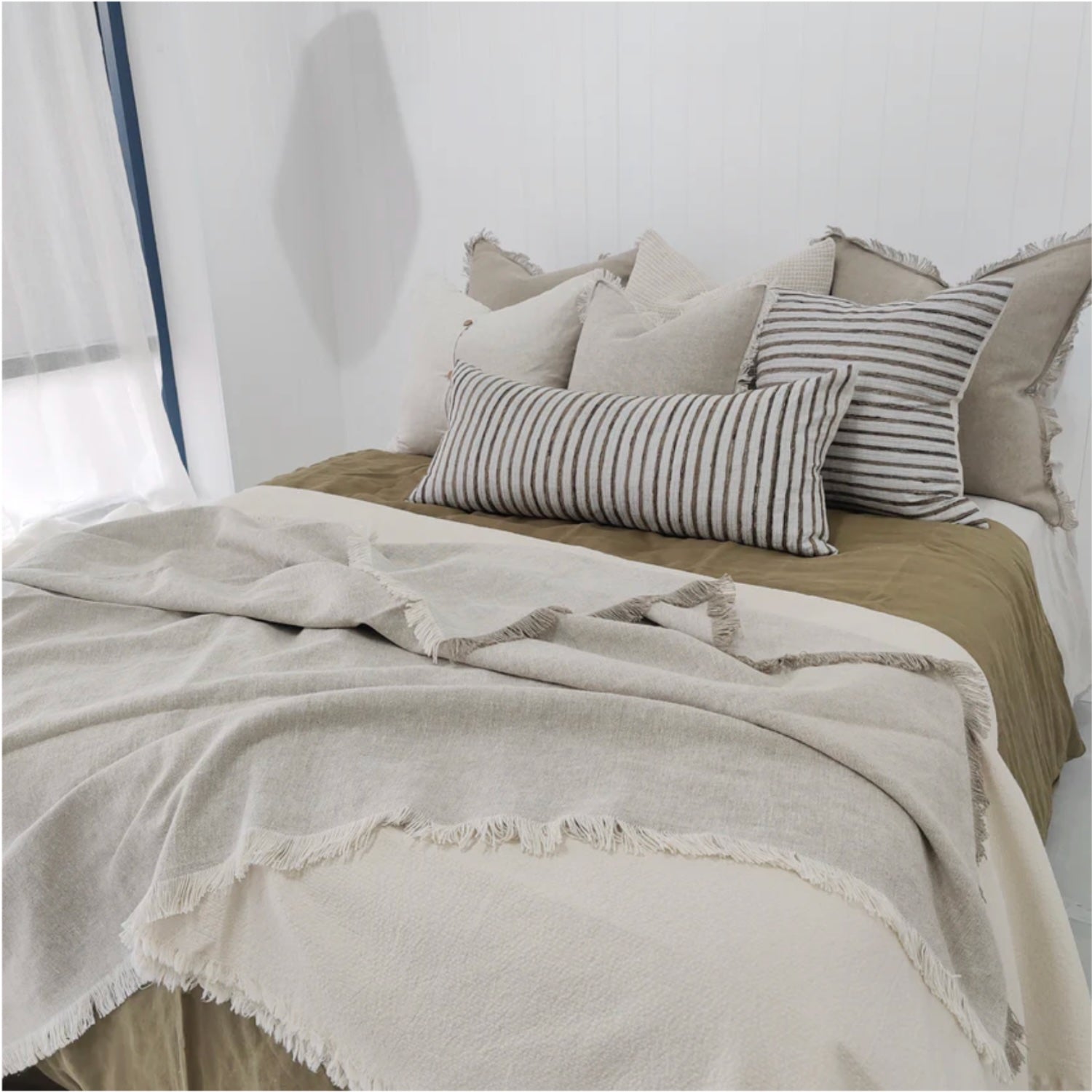 Riviera Throw 140x230cm - Oatmeal