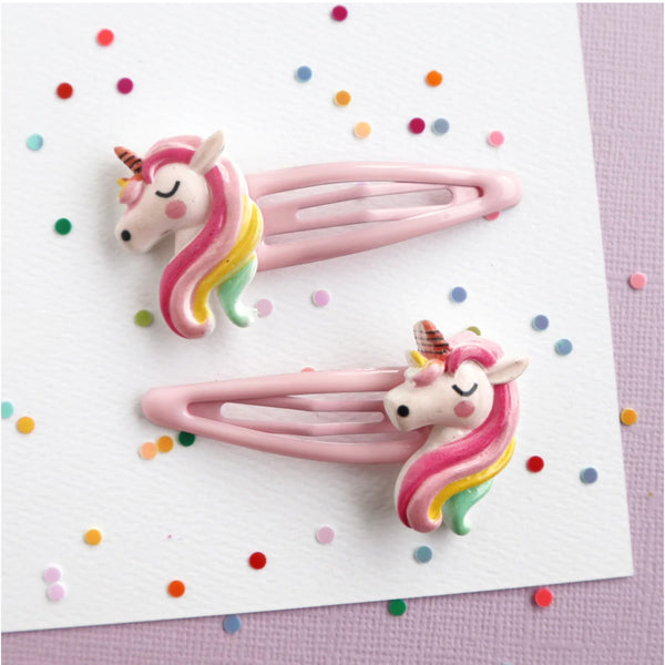 Unicorn Shimmer Clip Set
