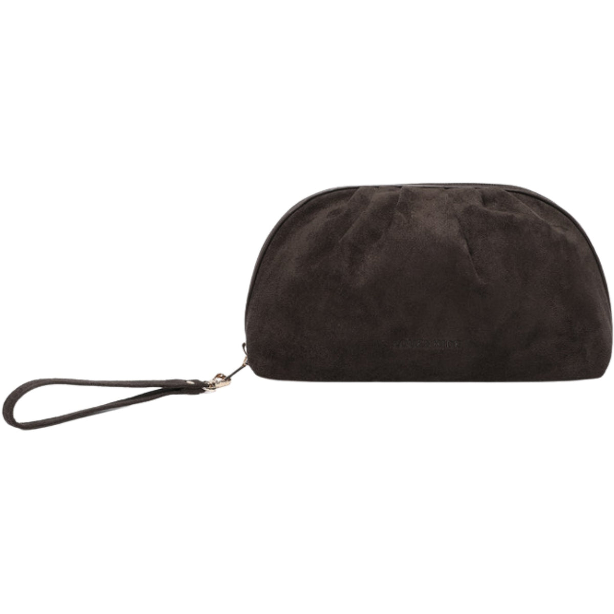 Sarski Suedette Makeup Bag - Choc