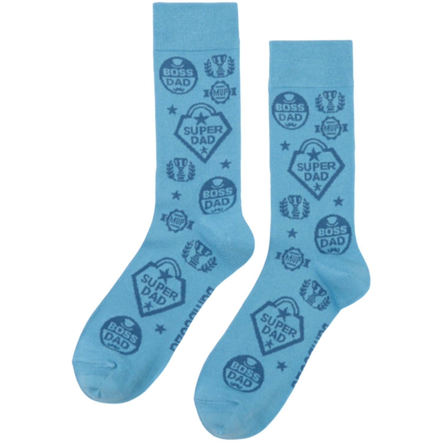 Superdad Sock - Sky (7-11)