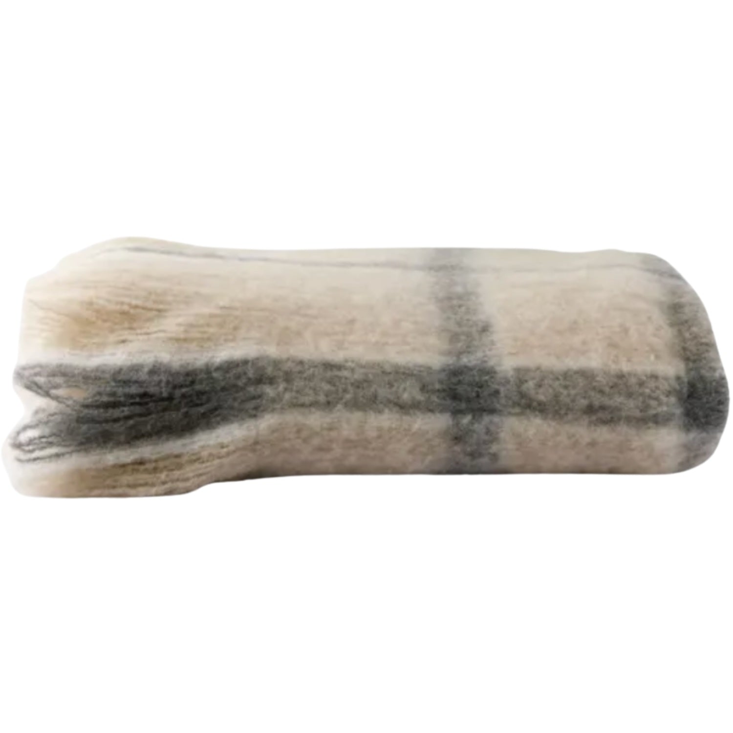 Juniper Check Throw - Grey
