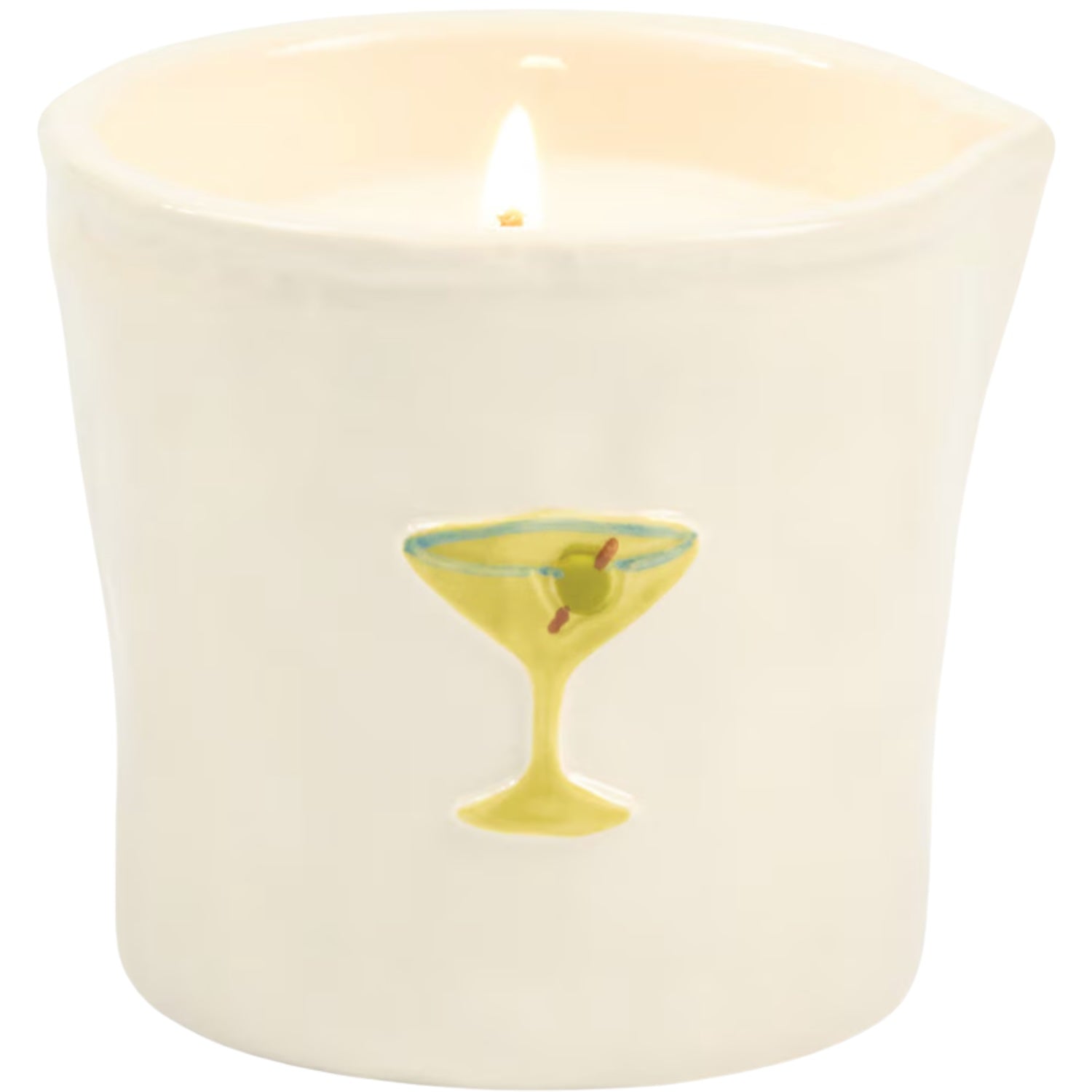 Ceramic Candle - Martini