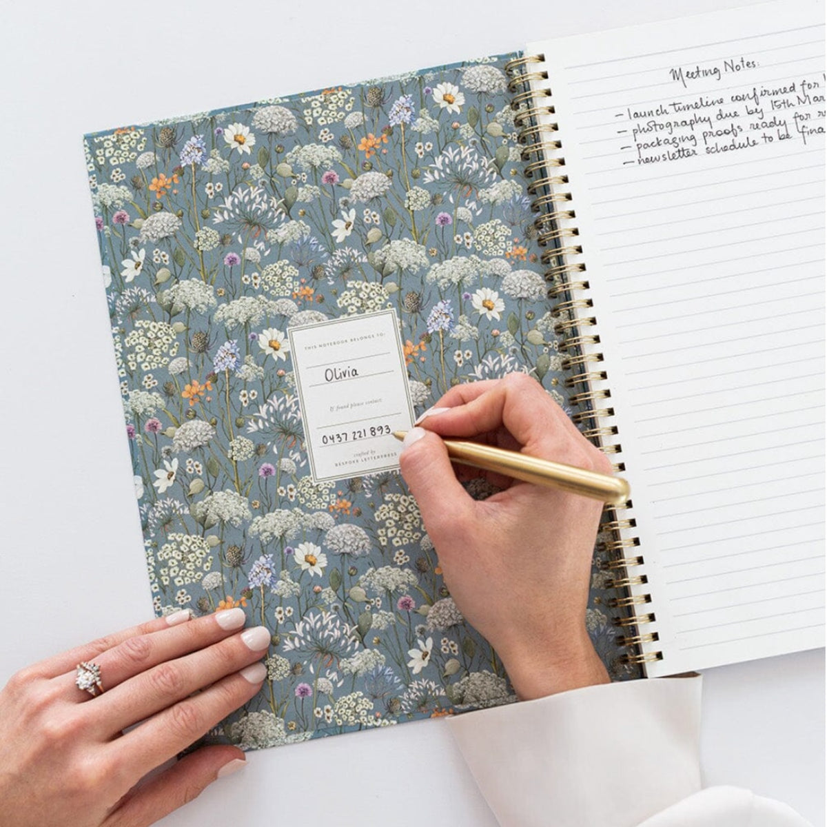 Ringbound A4 Notebook - Willowmere