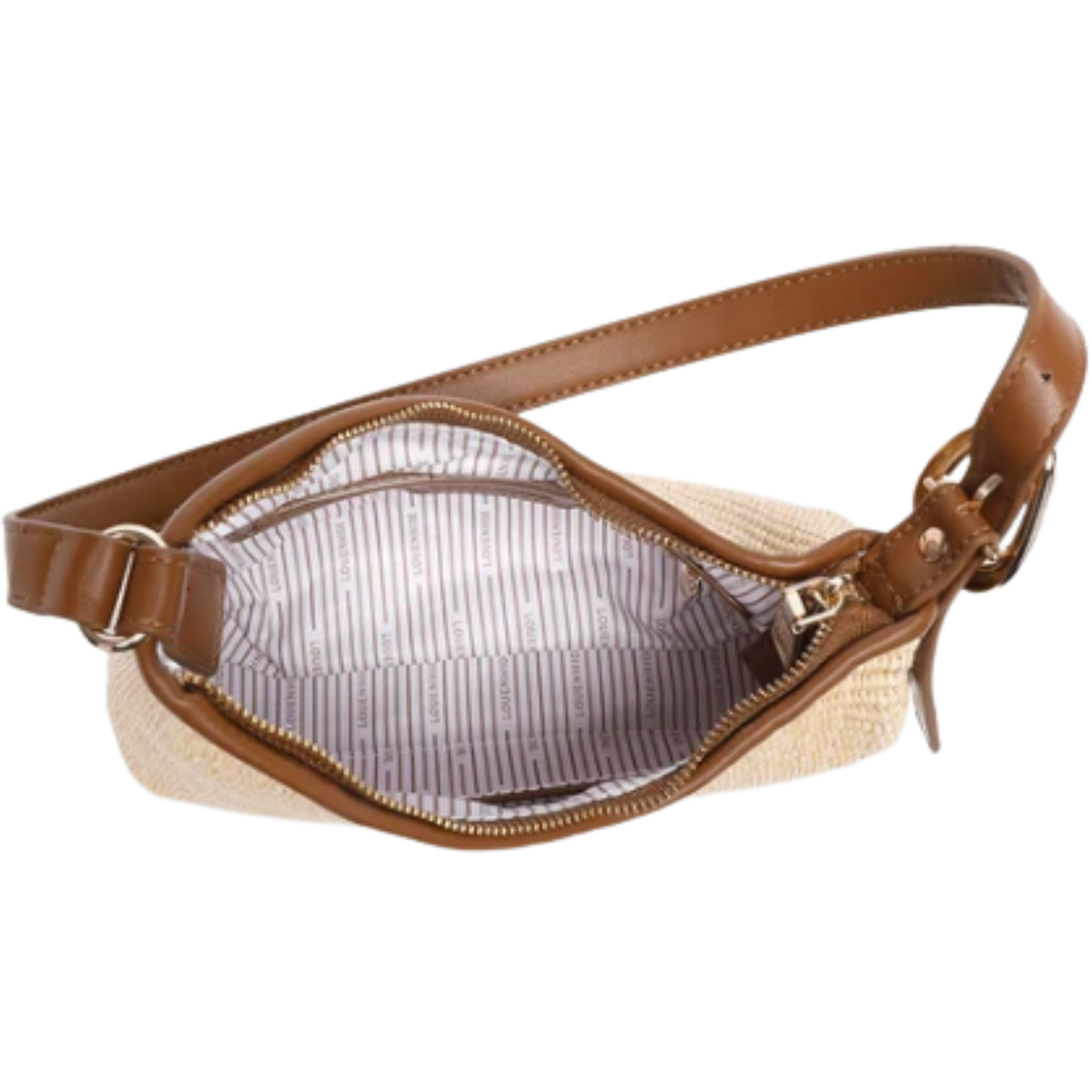 Amelia Shoulder Bag - Raffia/Tan