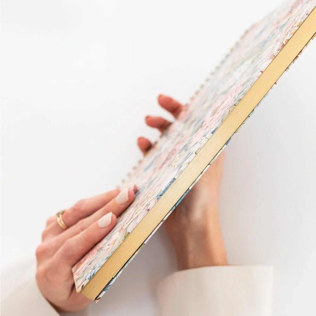 Ringbound A4 Notebook - Regency Blooms