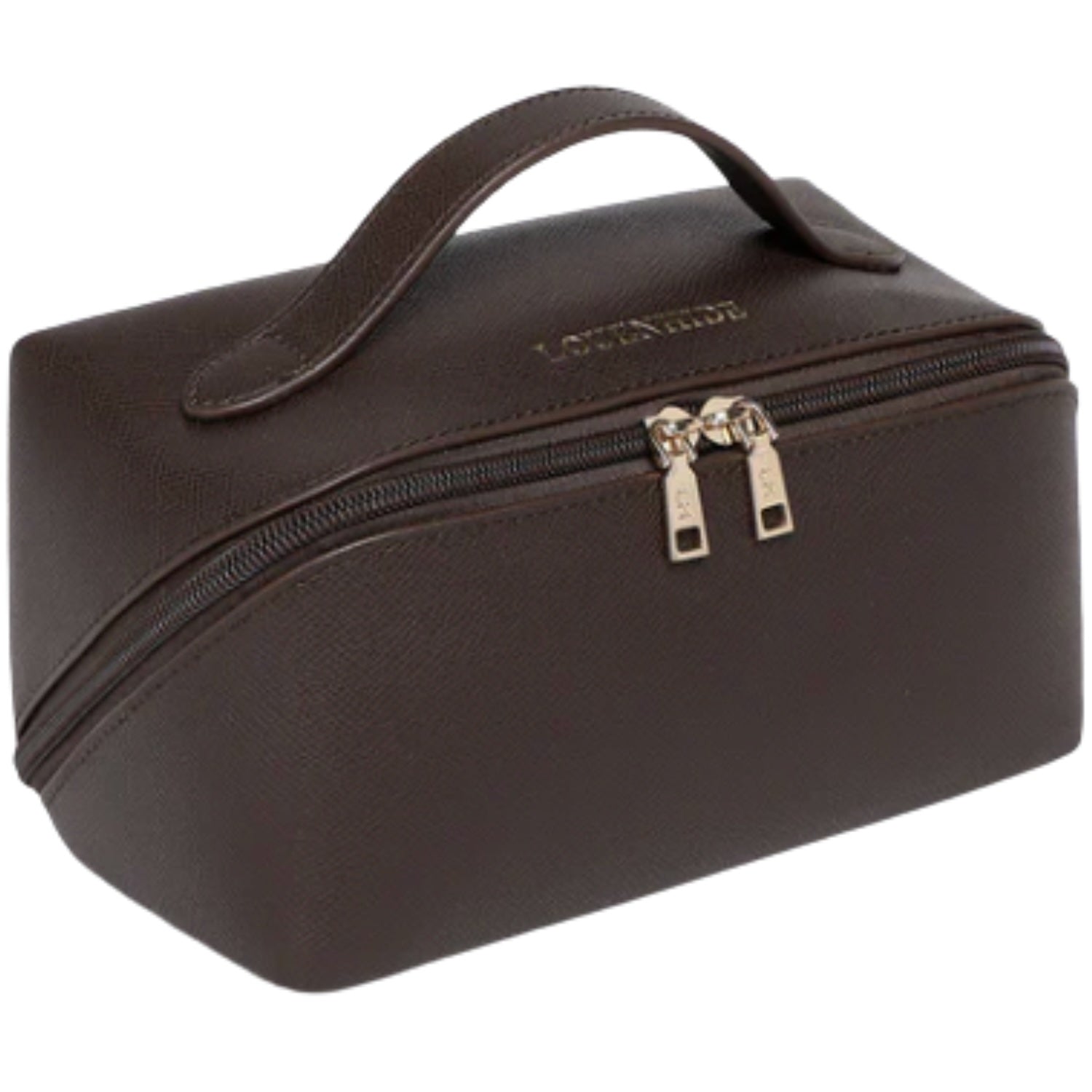 Ellis Makeup Bag - Chocolate
