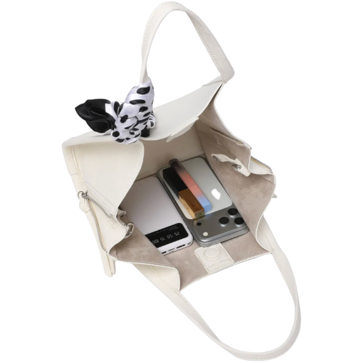 Brie 2pc Handbag - White