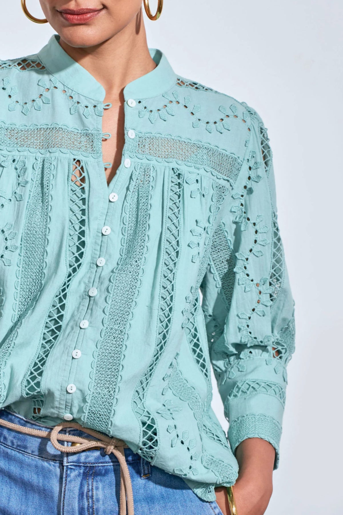 Ravel Top - Mint