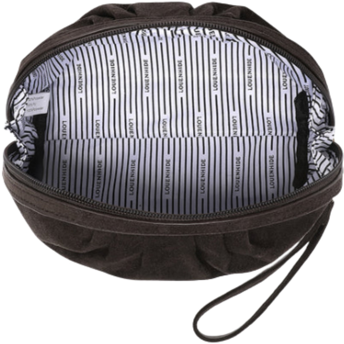 Sarski Suedette Makeup Bag - Choc