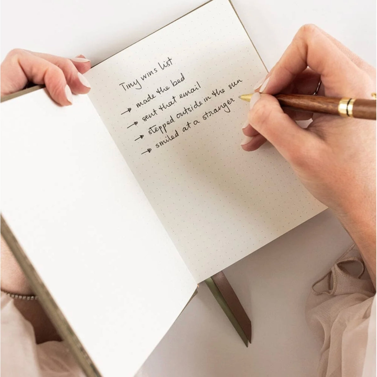 Linen Pocket Journal - Saltmarsh Green