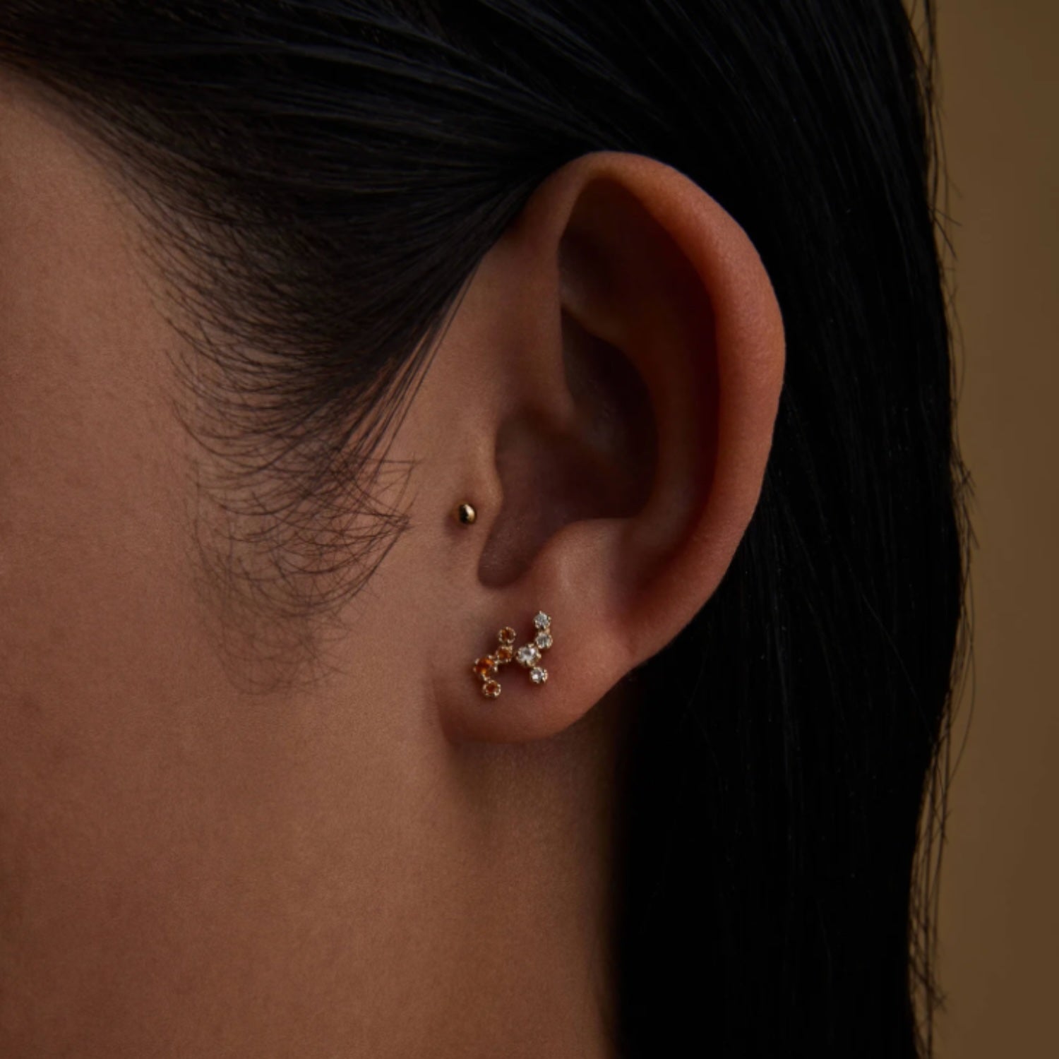 Valencia Topaz Studs (9K Gold)- Set