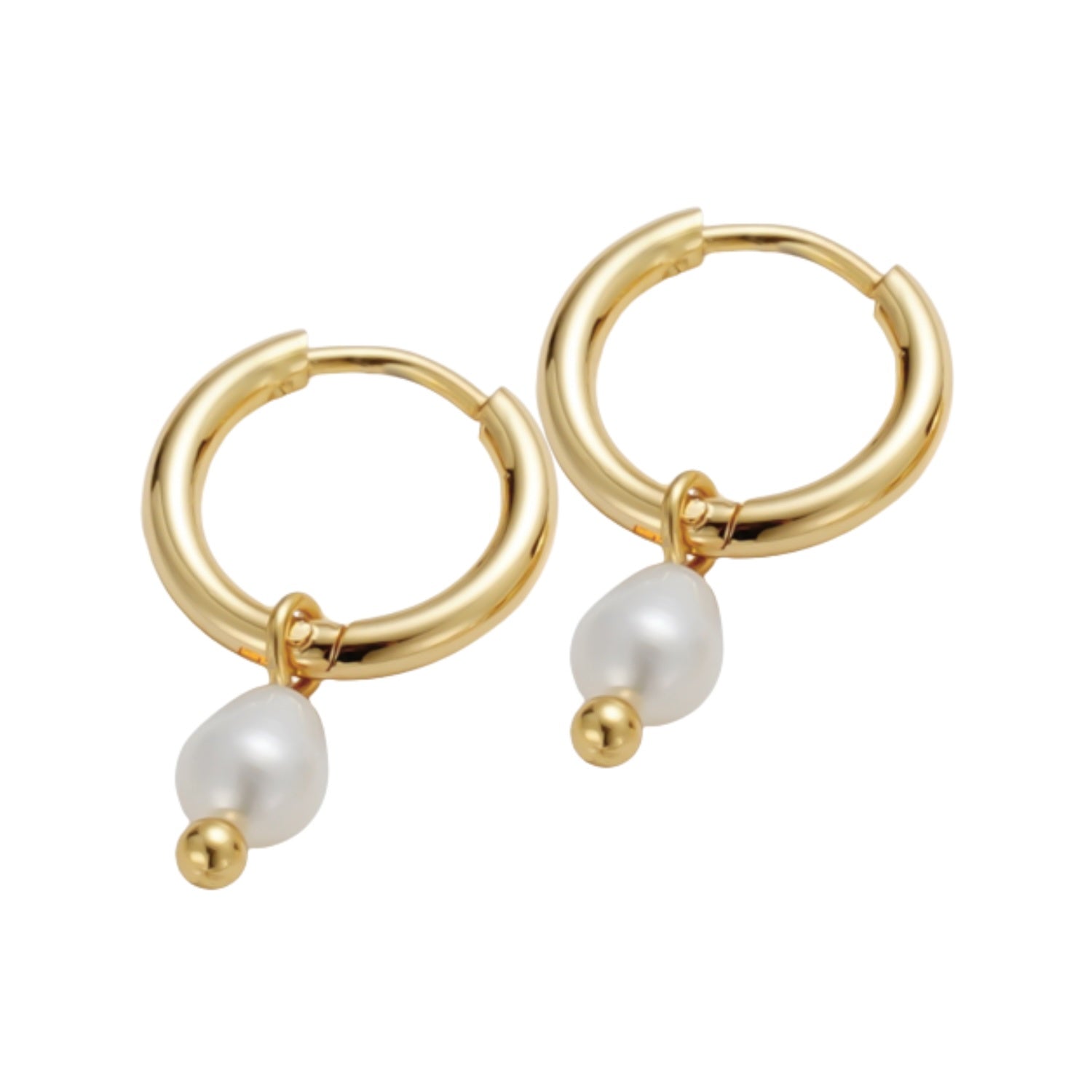 Heidi Hoop Earrings - Gold