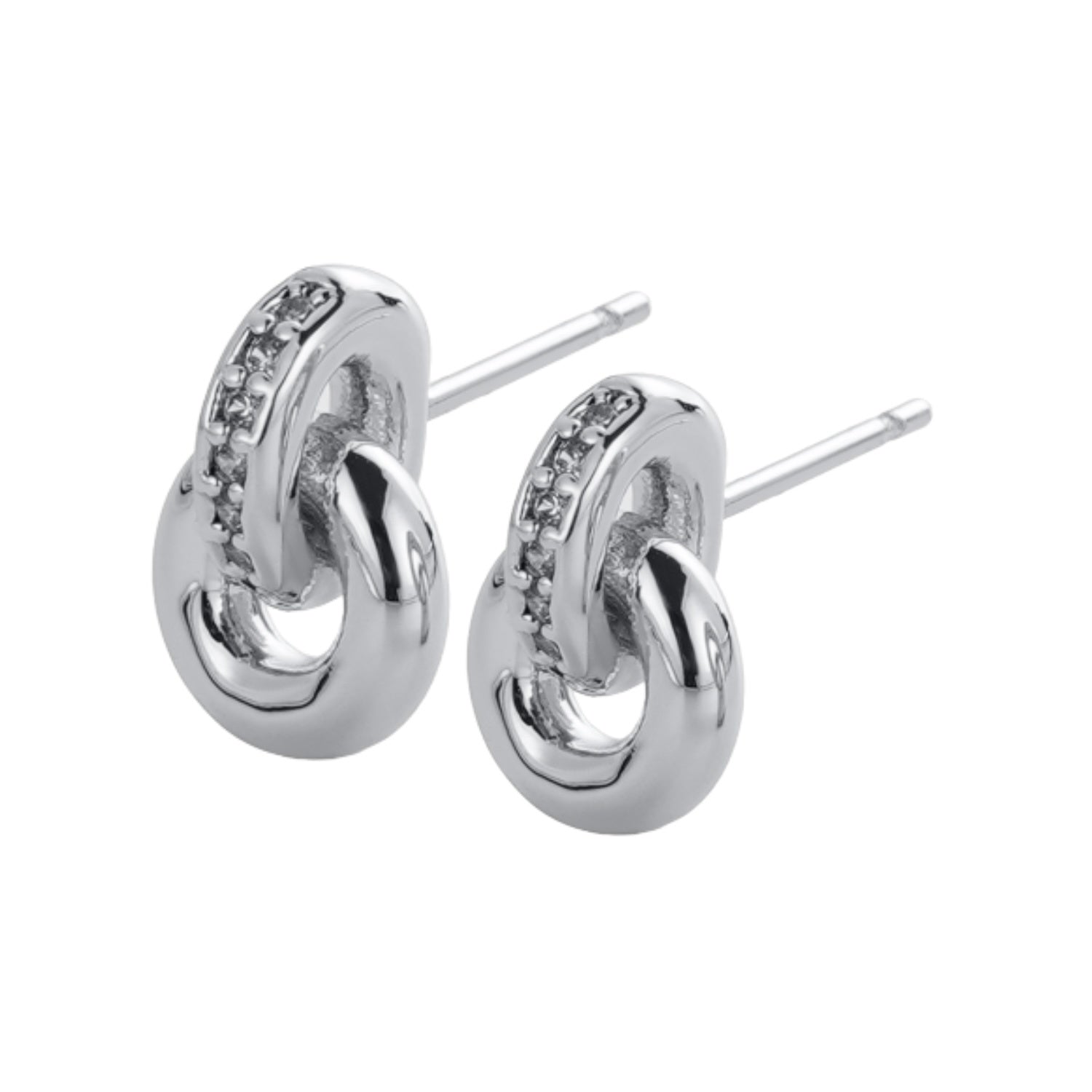 Elle Stud Earrings - Silver
