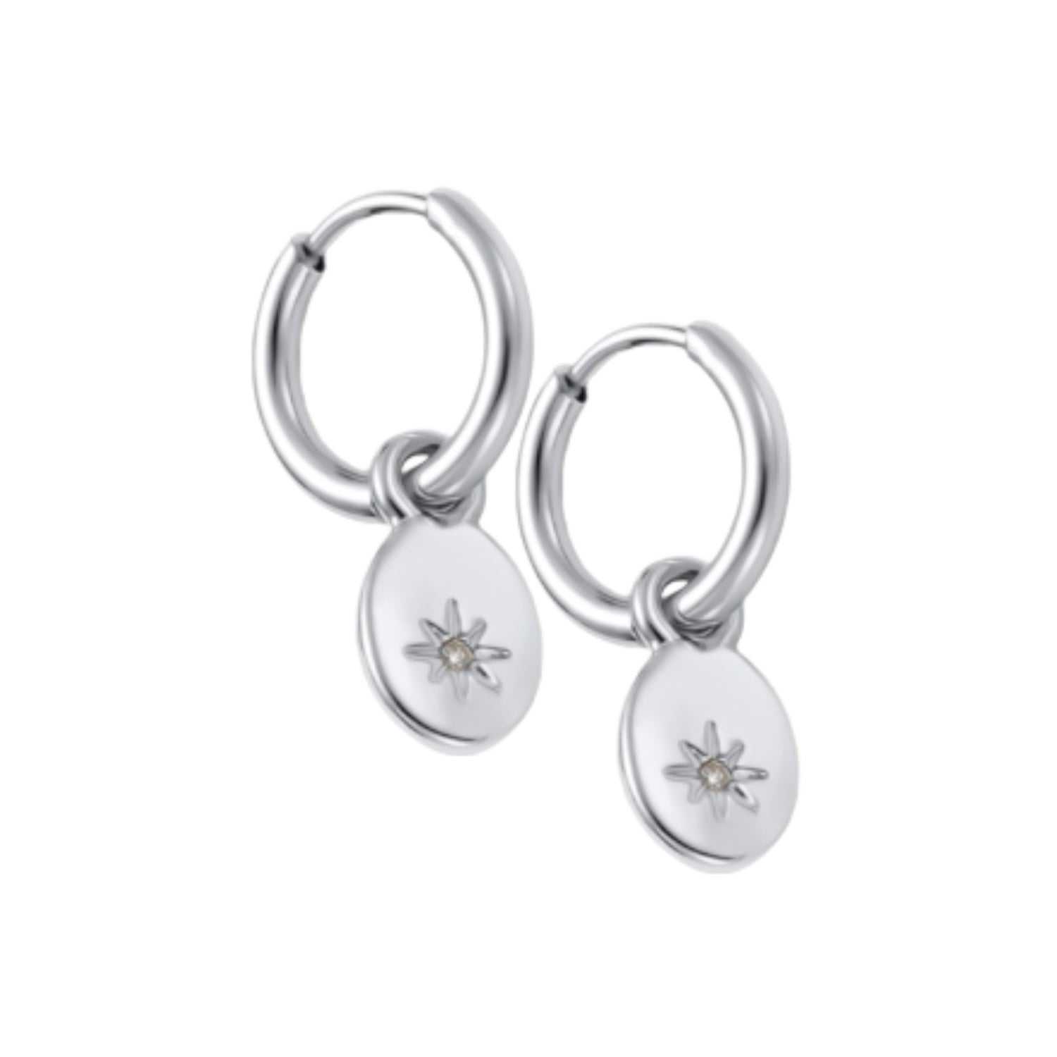 Nala Hoop Earrings - Silver