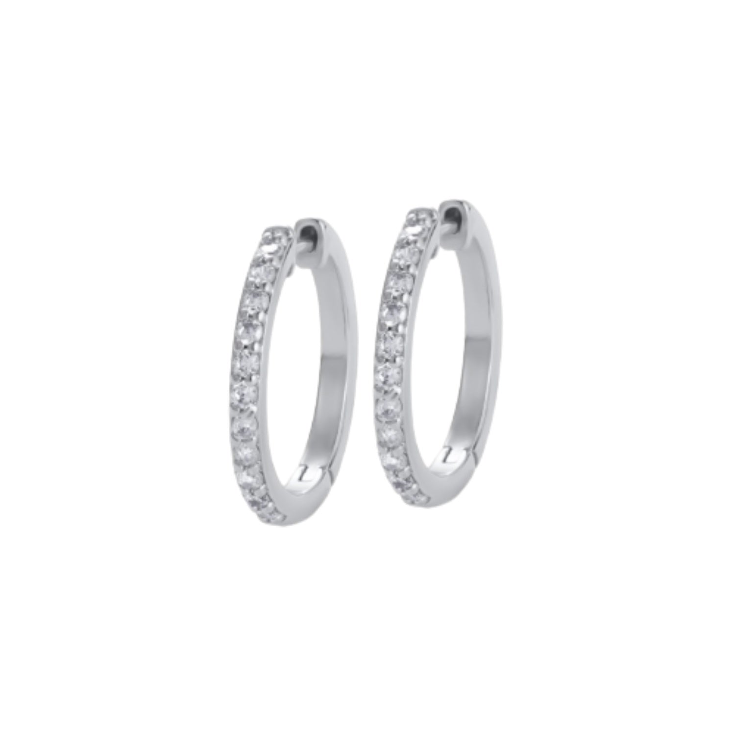 Catalina Hoop Earrings - Silver
