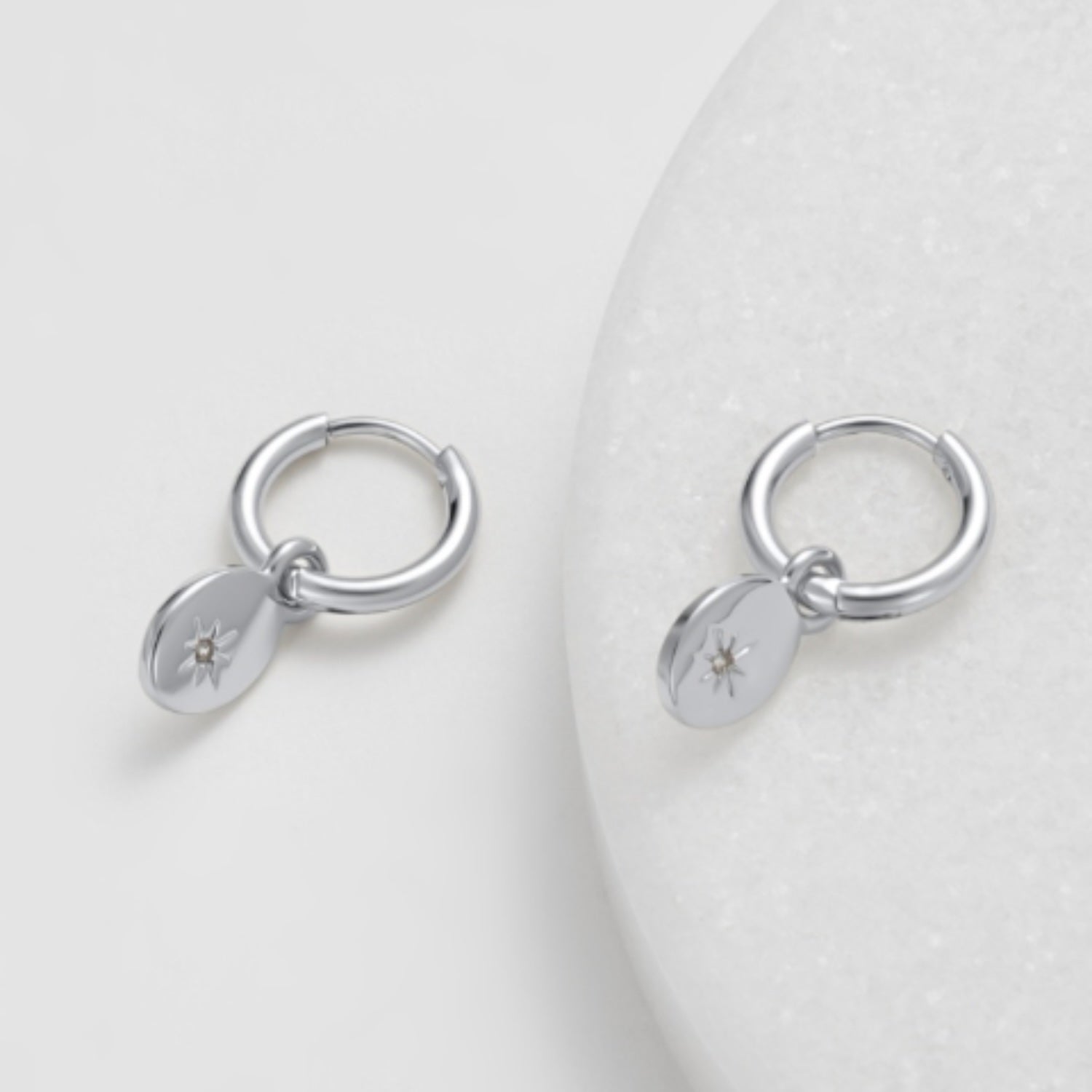 Nala Hoop Earrings - Silver