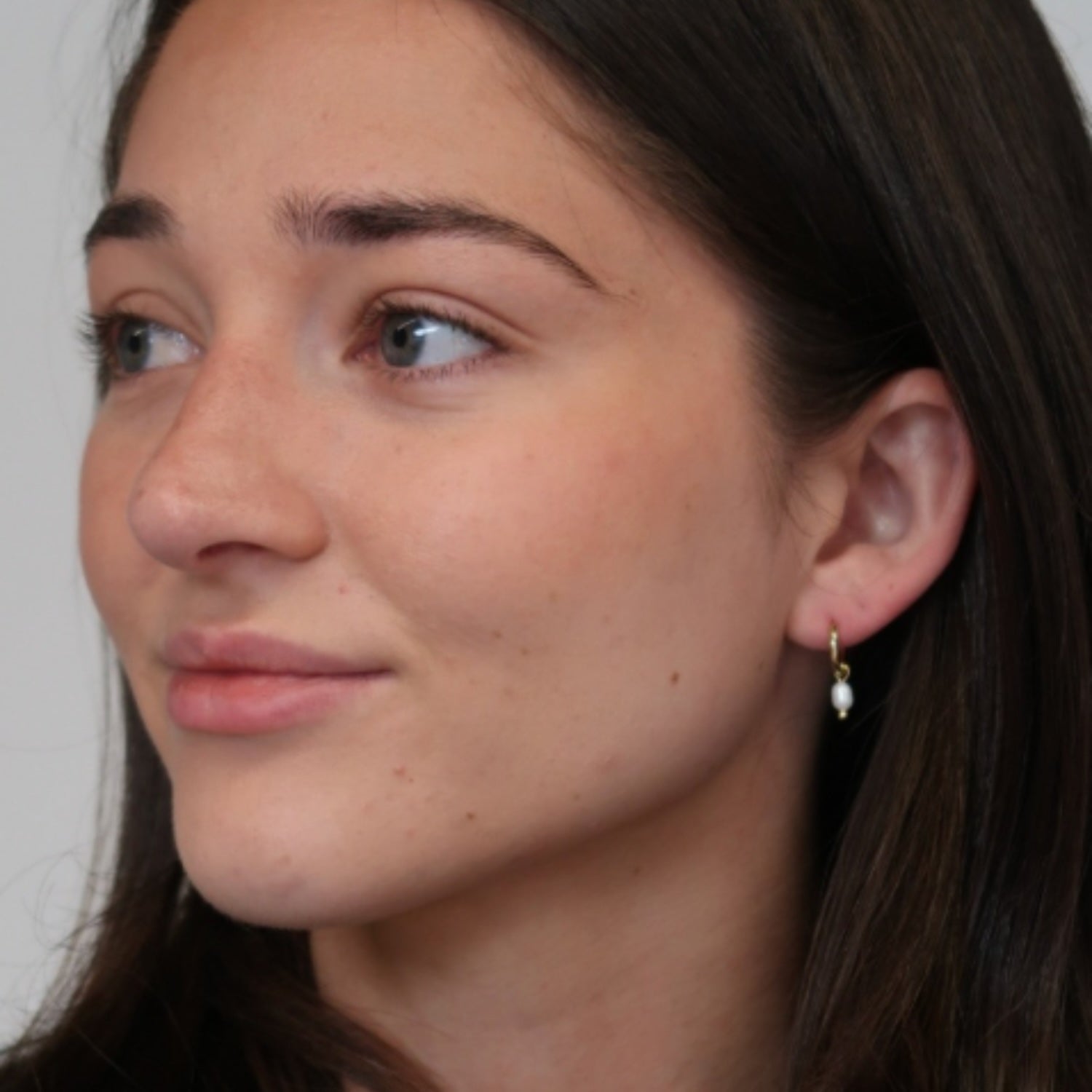 Heidi Hoop Earrings - Silver
