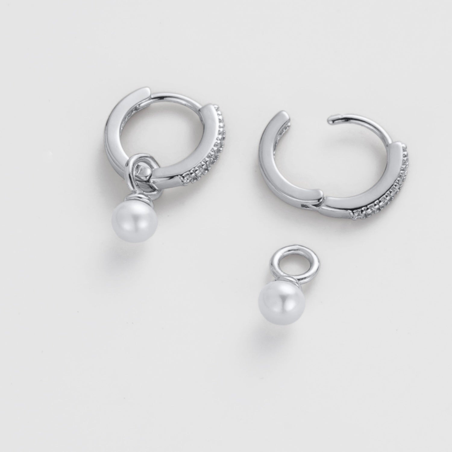 Scarlette Hoop Earrings - Silver
