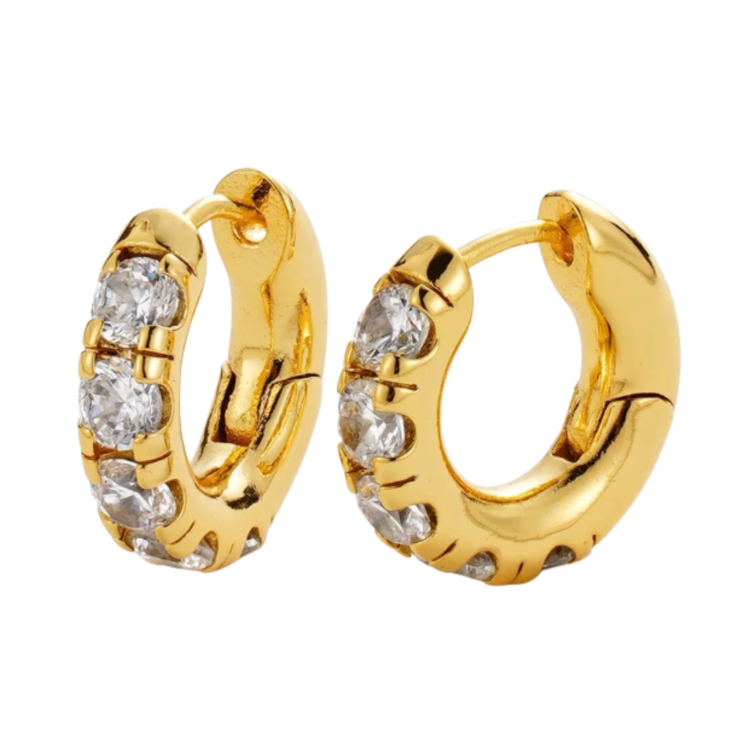 Hope Hoop Earrings - Gold