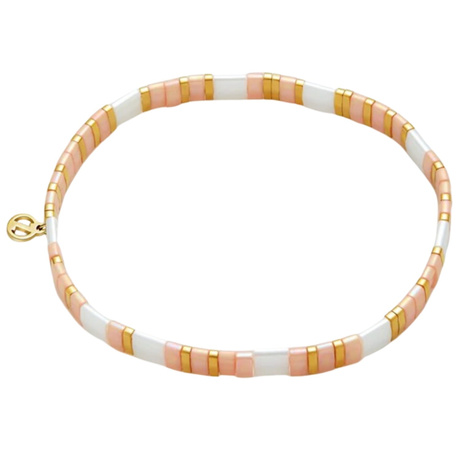 Tile Bracelet- Pink
