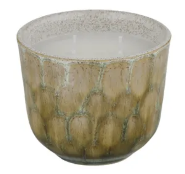 Finch Ceramic Candle Jar - Lemongrass