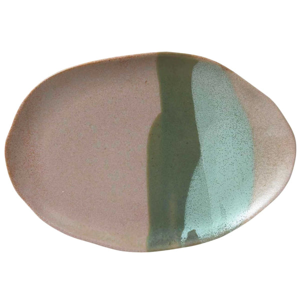 Green Tate - Oval Platter 32cm x 23cm x2.5cm