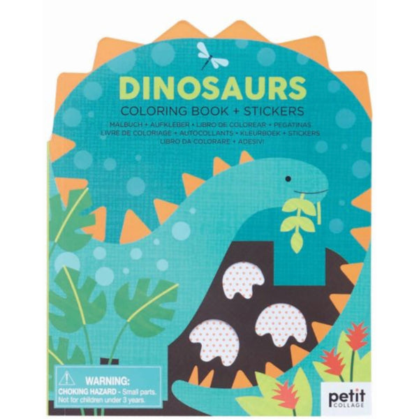 Colouring Book with Sticker- Dinosaurs