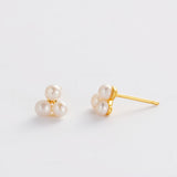 Luna Pearl Stud - Gold