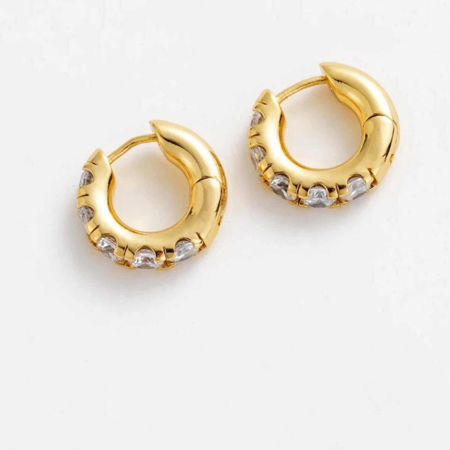 Hope Hoop Earrings - Gold