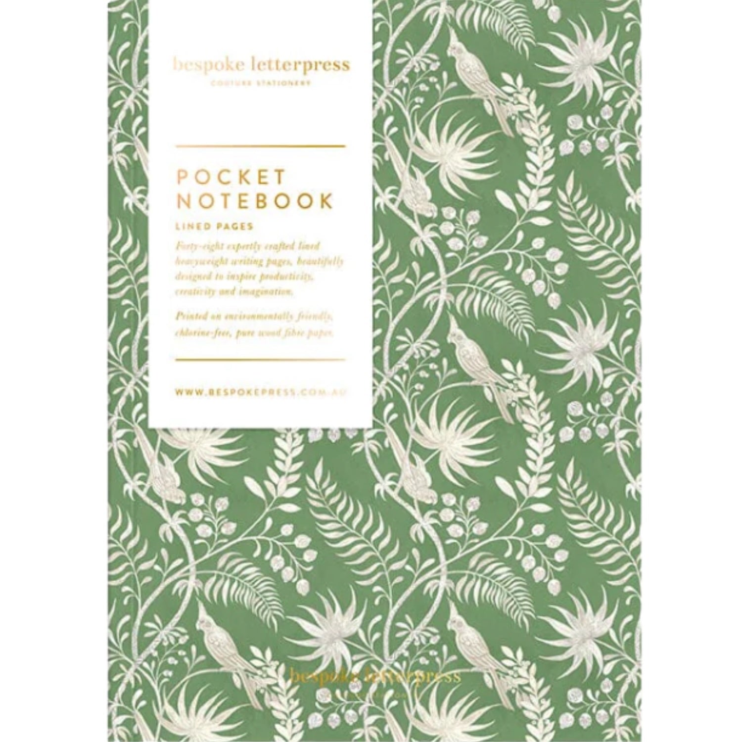 Pocket Notebook Jardin Tropical