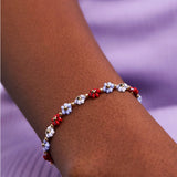 Flower Pearl  Bracelet - Gold Plated