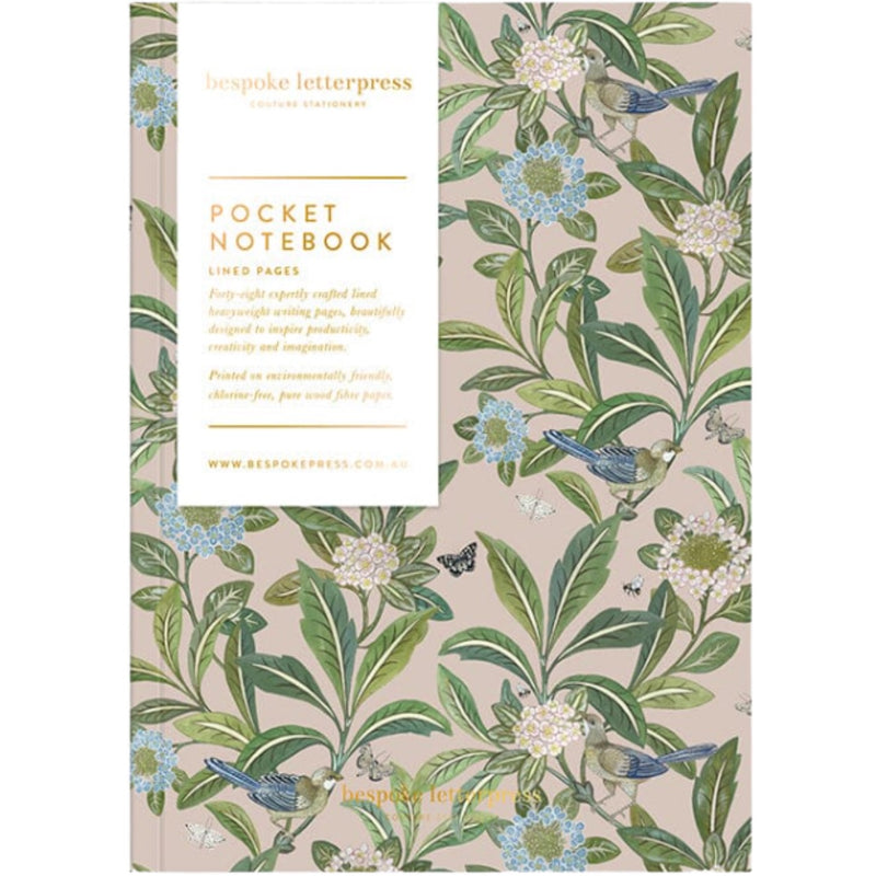 Pocket Notebook Summer Garden Lined