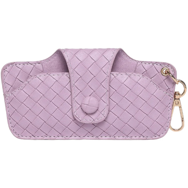 Skittle Sunglass Case - Woven Lilac
